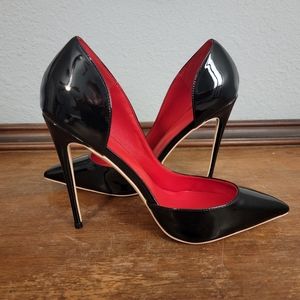 Black Patent High Heels Size 10